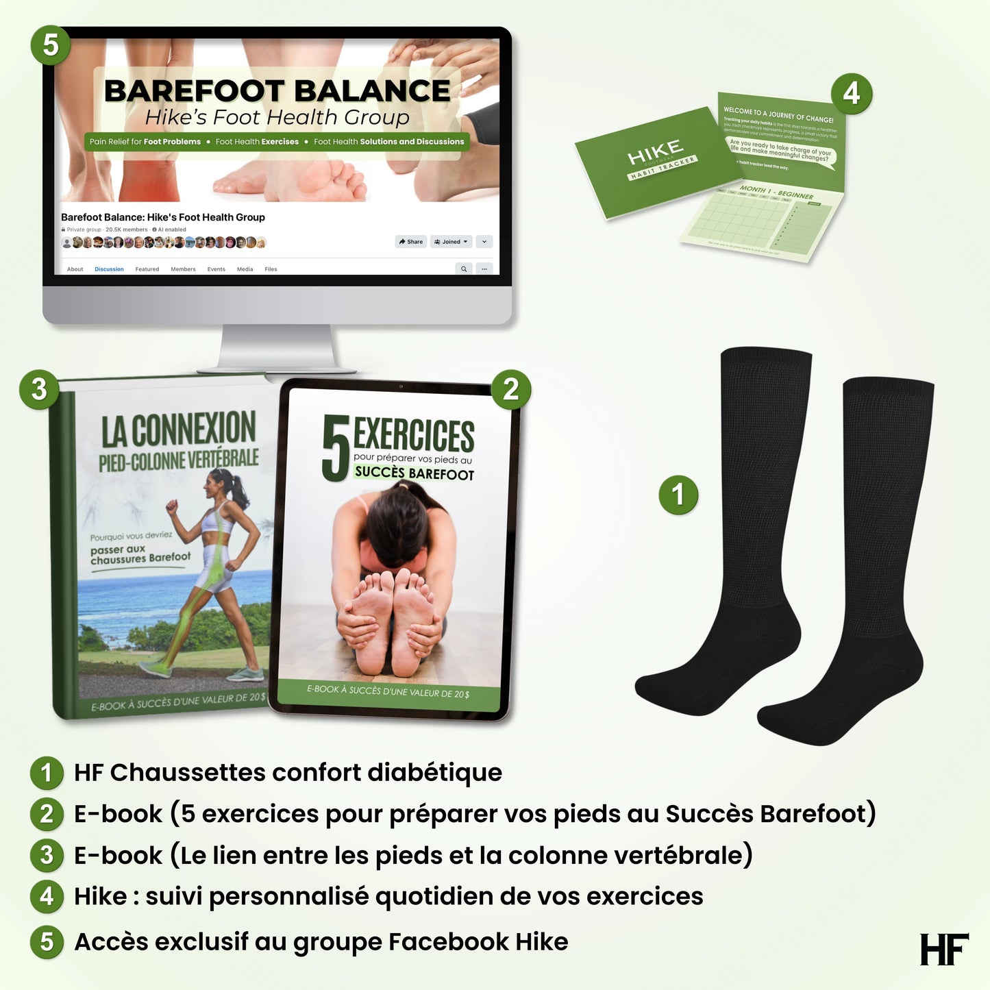HF Diabetic Comfort Socks - Moisture-Wicking Technology for Enhanced Blood Circulation