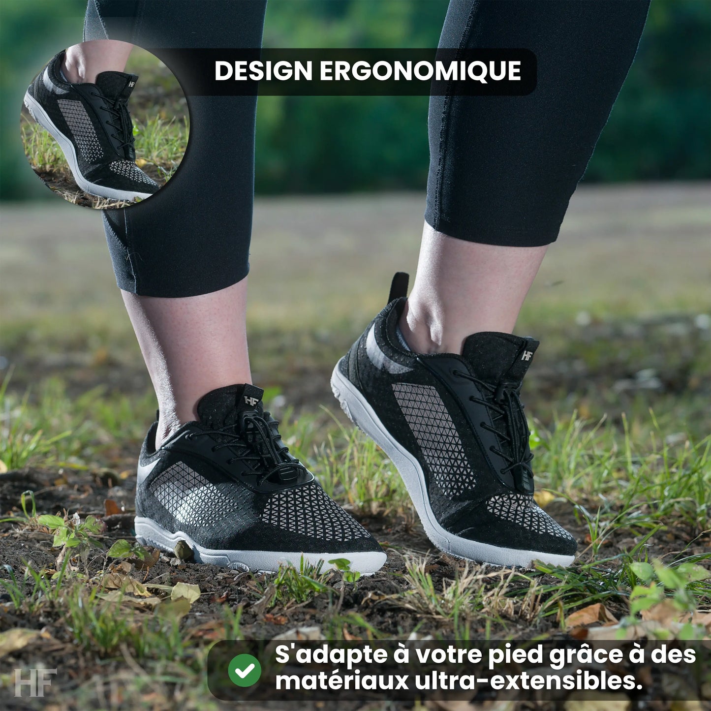 HF Series x Cloud – Barefoot Shoes for Foot, Knee & Back Pain (Unisex)