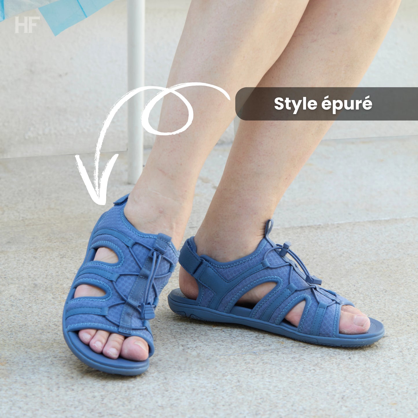 HF Baresandals I – Ergonomic Footbed & Ultra-Lightweight Barefoot Sandals (Unisex)
