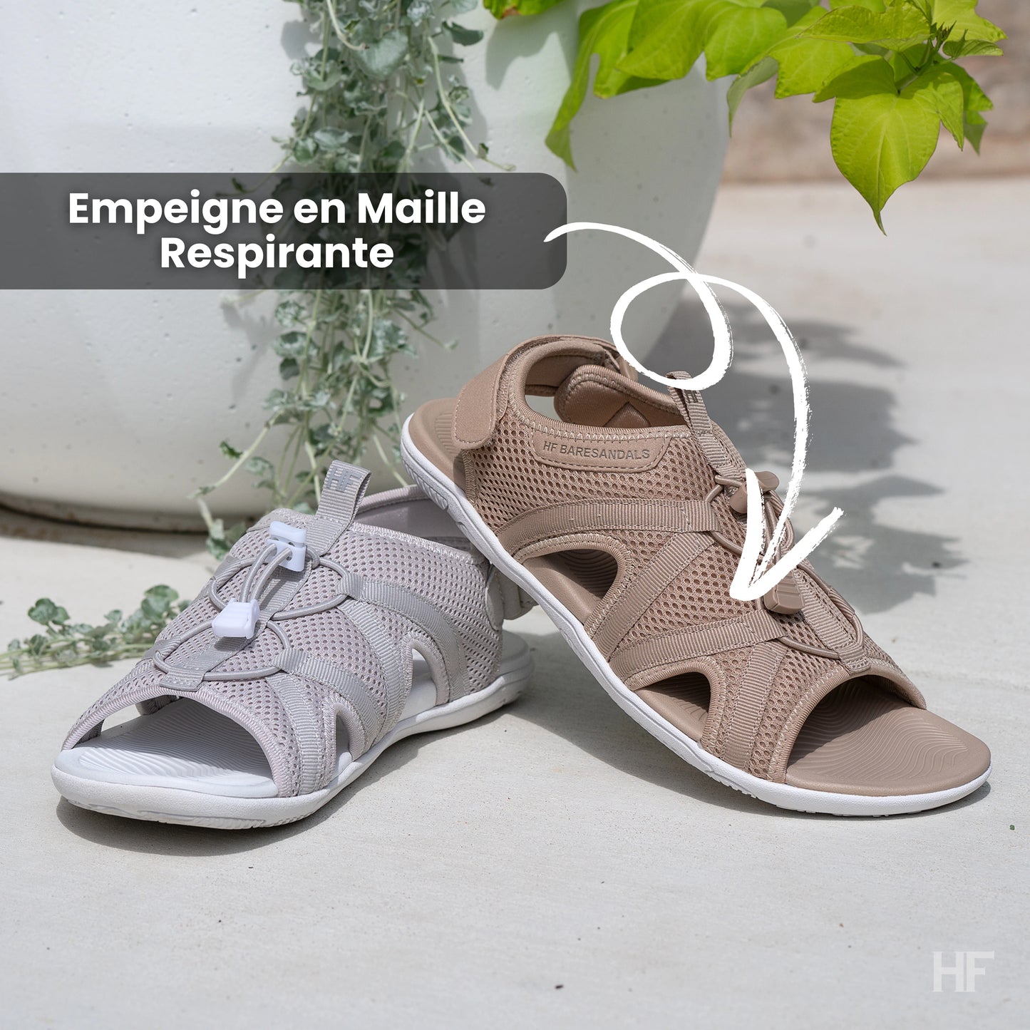 HF Baresandals II – Ergonomic Footbed & Ultra-Lightweight Barefoot Sandals (Unisex)
